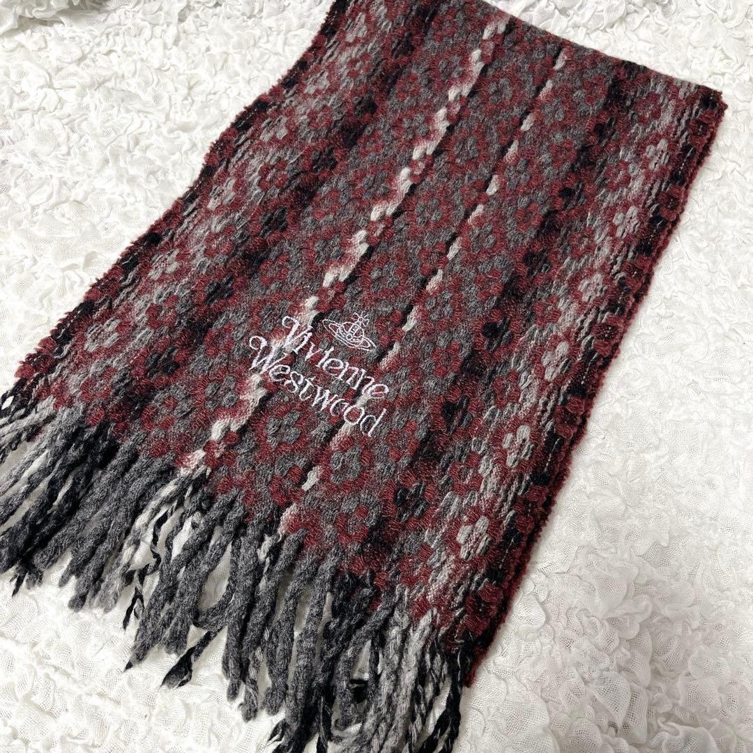 Vivienne Westwood マフラー　編み込み　ヴィヴィアン　オーヴ