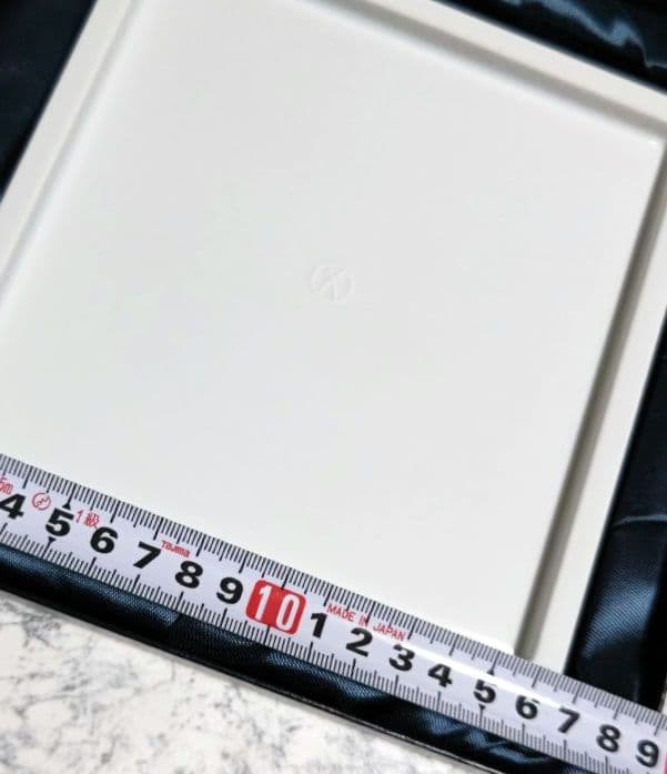 マイセン角プレート　コスモポリタン　ホワイトプラター角プレート　新品　17×17