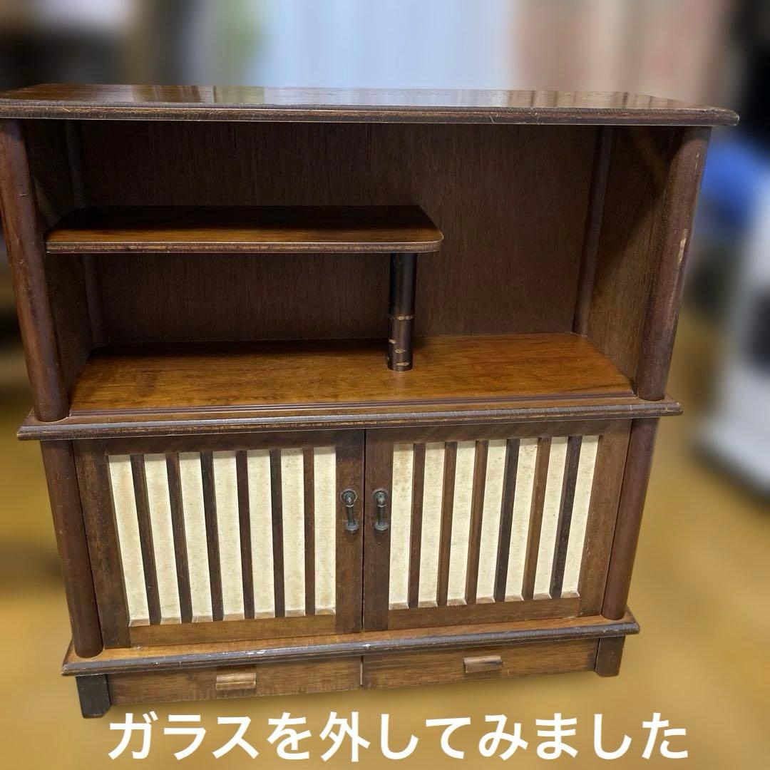 昭和レトロ 茶箪笥 小さいサイズ 1点 サイドボード　キャビネット