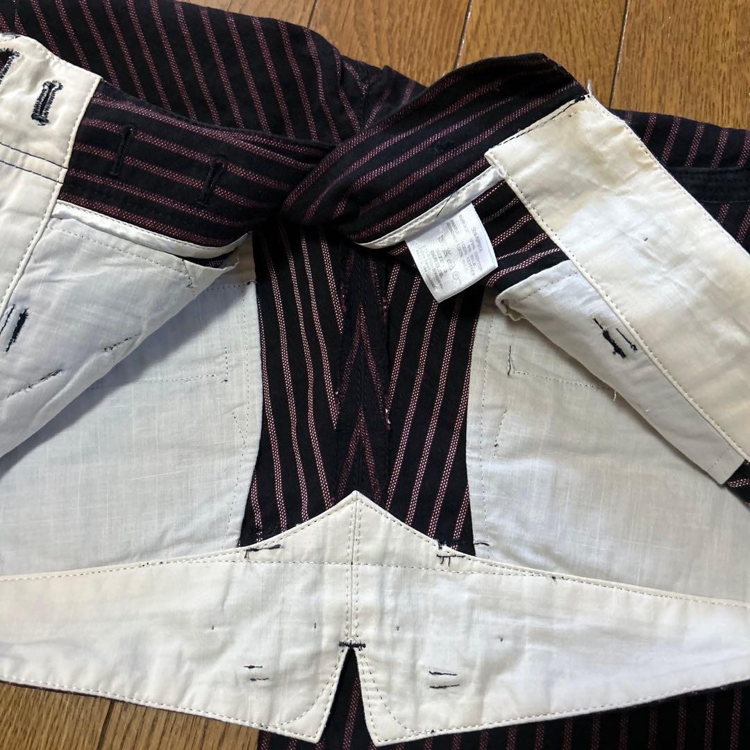 カ*0様 当時物ナンバーナイン09SSHEROES期ストライプパンツ3宮下