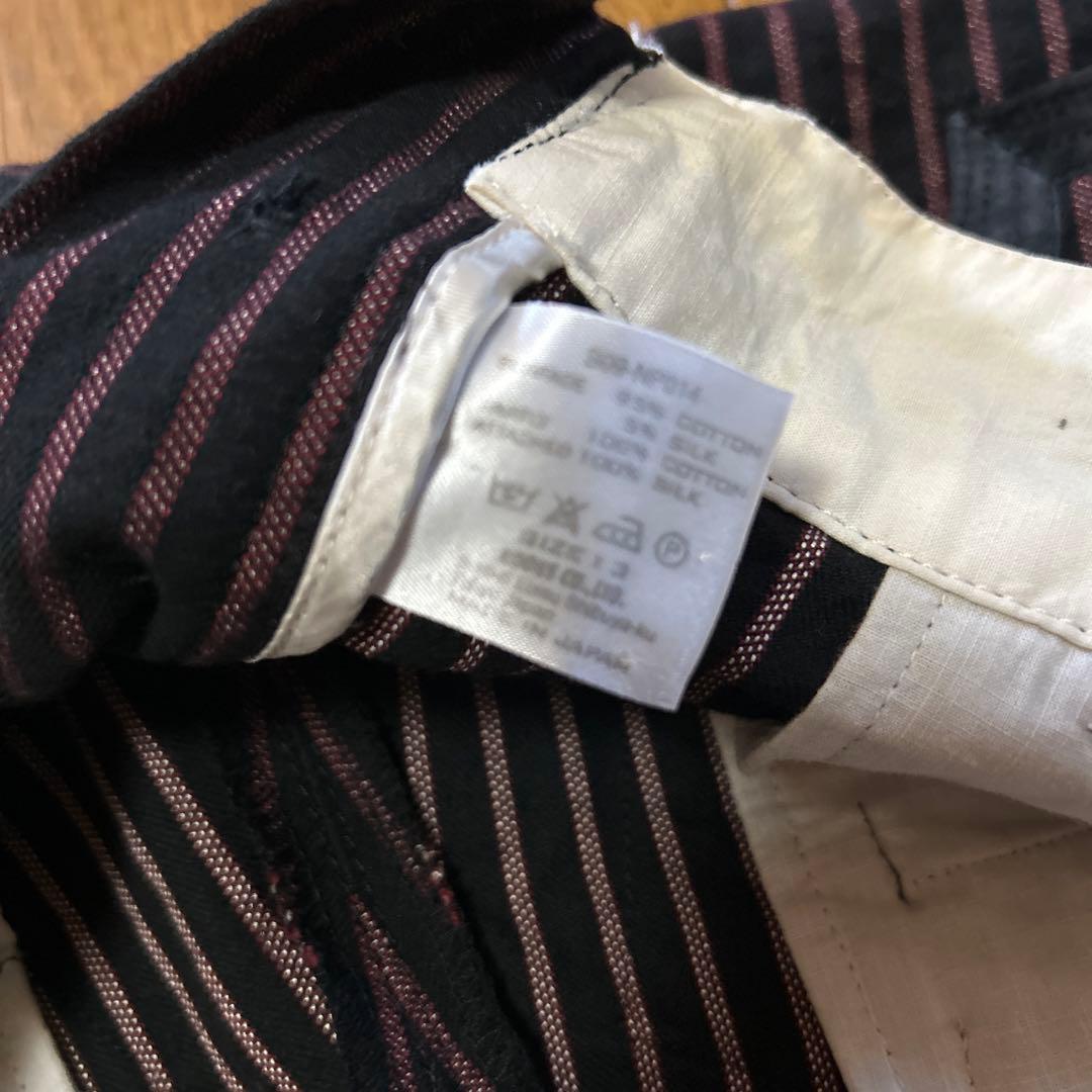 カ*0様 当時物ナンバーナイン09SSHEROES期ストライプパンツ3宮下