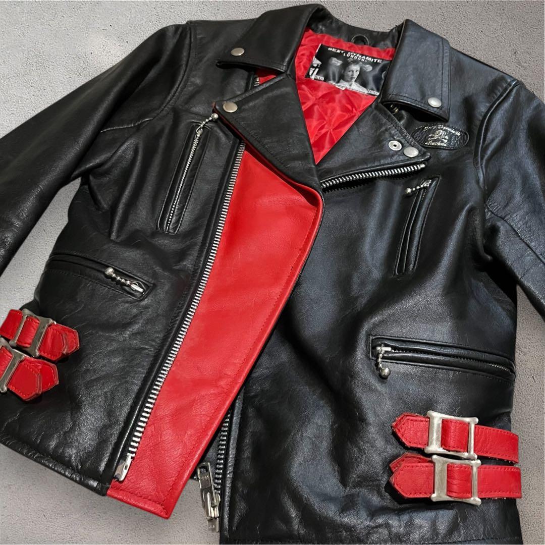 セクシーダイナマイトロンドン ライダースジャケット 牛革　本革ジャケット