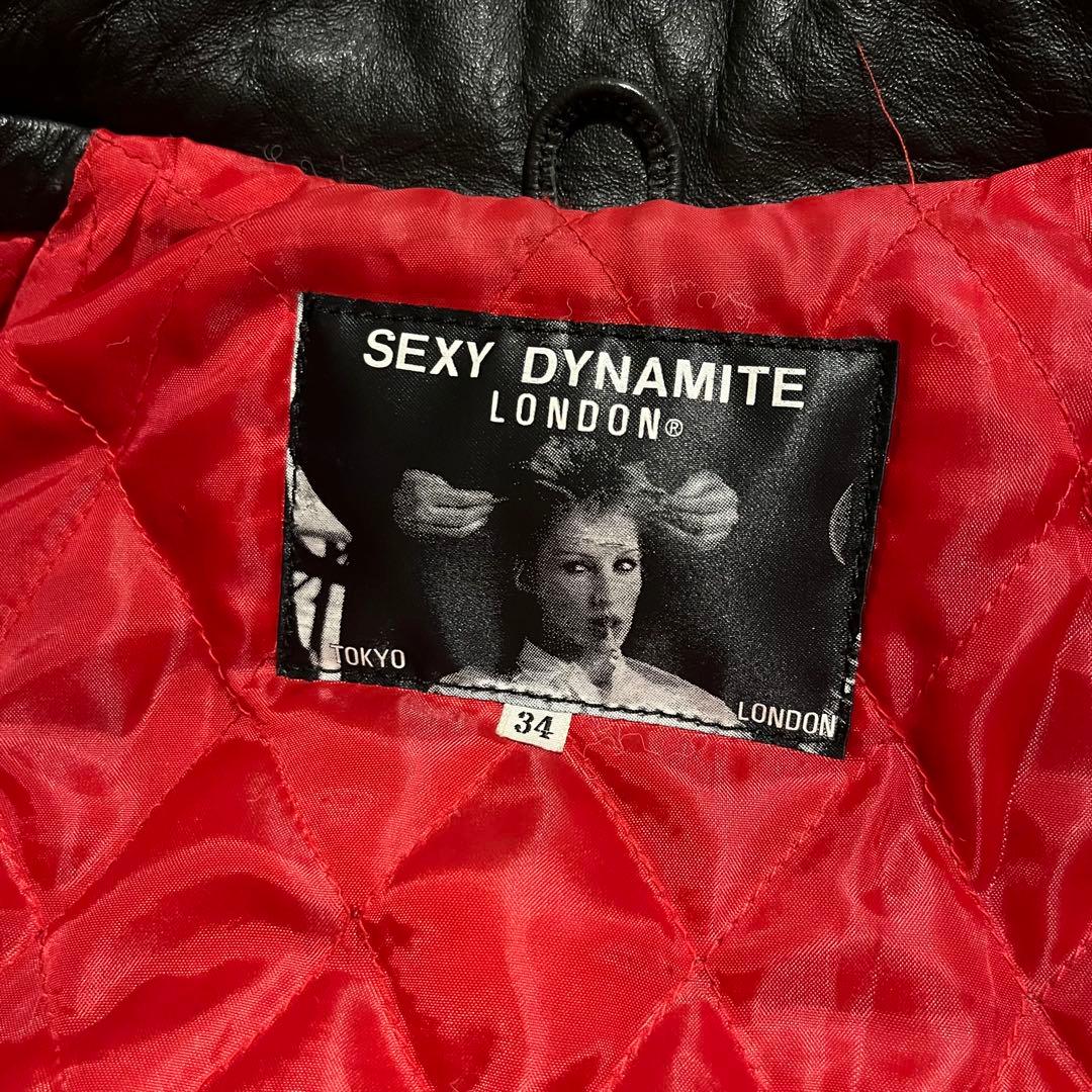 セクシーダイナマイトロンドン ライダースジャケット 牛革　本革ジャケット