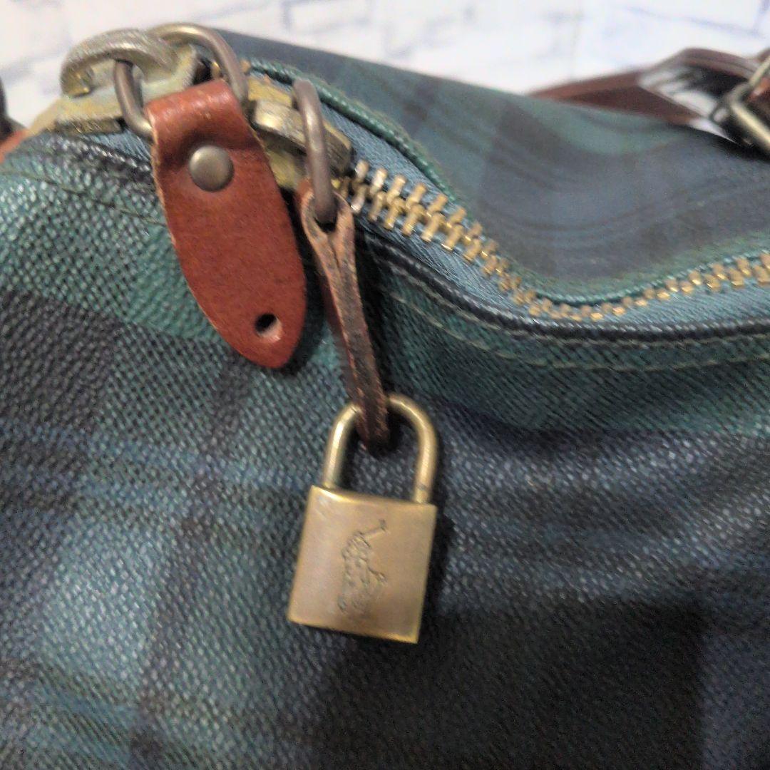 ポロラルフローレン　ボストンバッグ　ショルダーベルト付