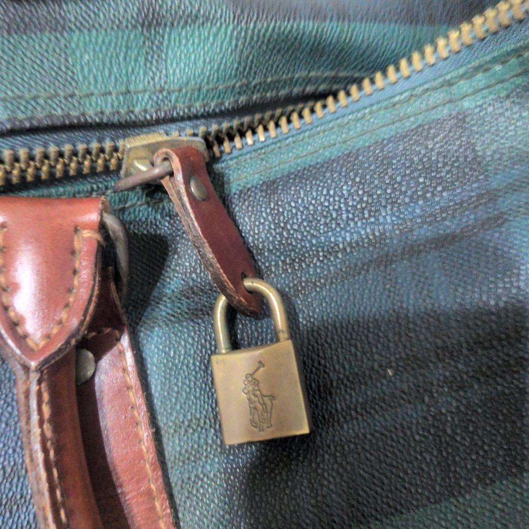 ポロラルフローレン　ボストンバッグ　ショルダーベルト付