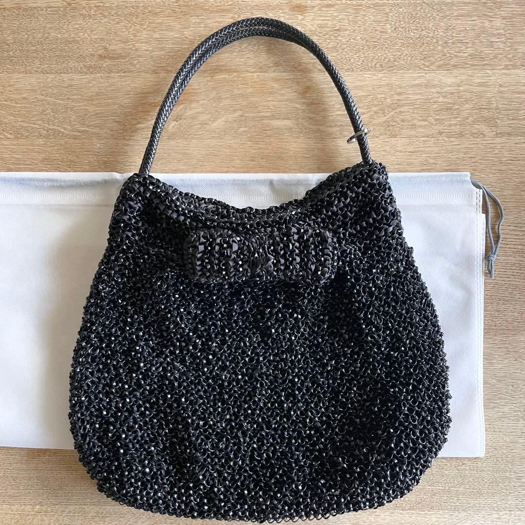 ANTEPRIMA デコラティーヴォ ブラック　リボン網込み