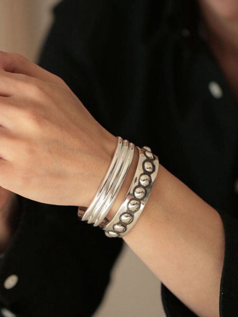 アクセサリー FANTASTIC MAN EMBOSS PLATE BANGLE 138