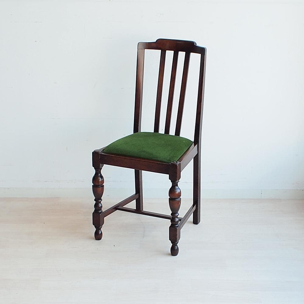 英国アンティーク バルボスレッグのダイニングチェア B オーク材 イギリス