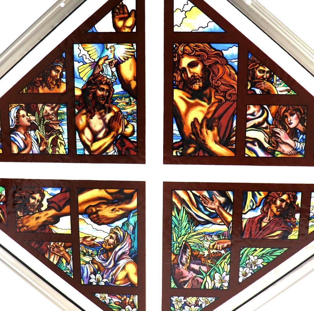 新品 グラスマスターズ社 ヴィンテージ ステンドグラス ベサニー・ルーテル教会