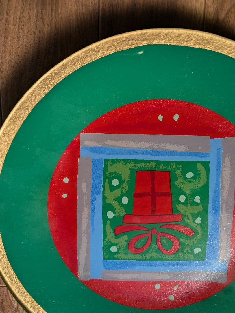 イタリア製 プレート ガラス皿 大皿