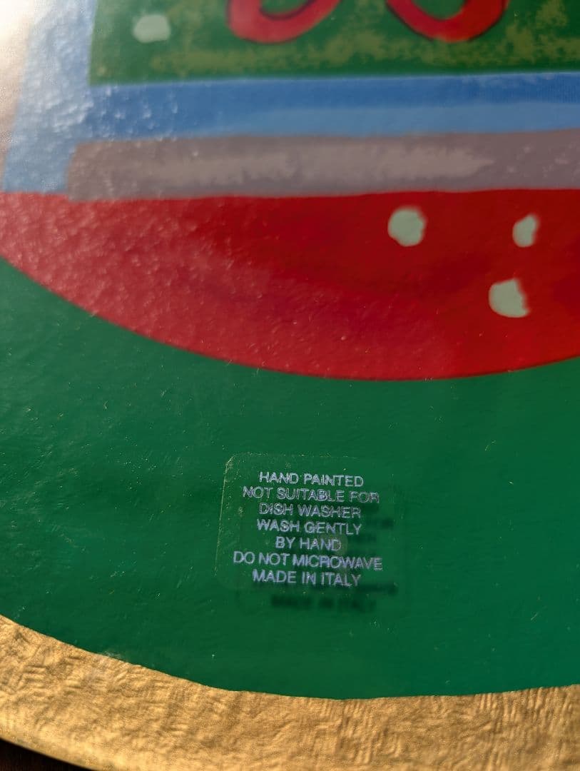 イタリア製 プレート ガラス皿 大皿