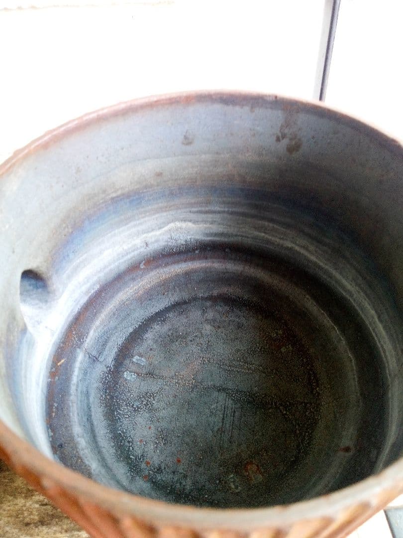 佐藤勝久　鉄瓶　利休番傘蓋砥草紋