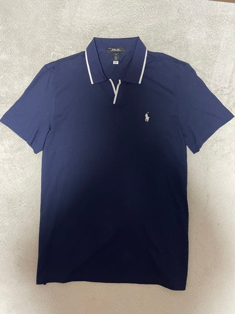 ラルフローレン　ポロシャツ　ネイビー　M
