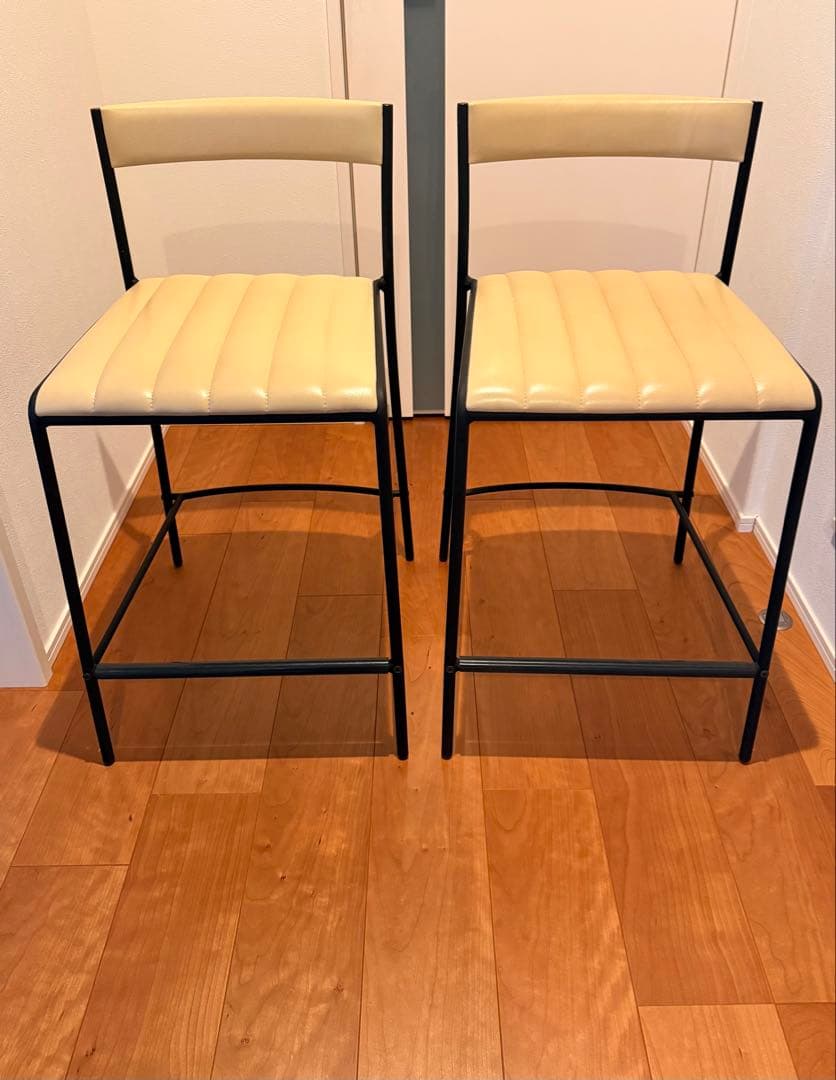 AD CORE / アマート　カウンターチェア バーチェア レザー 二脚セット