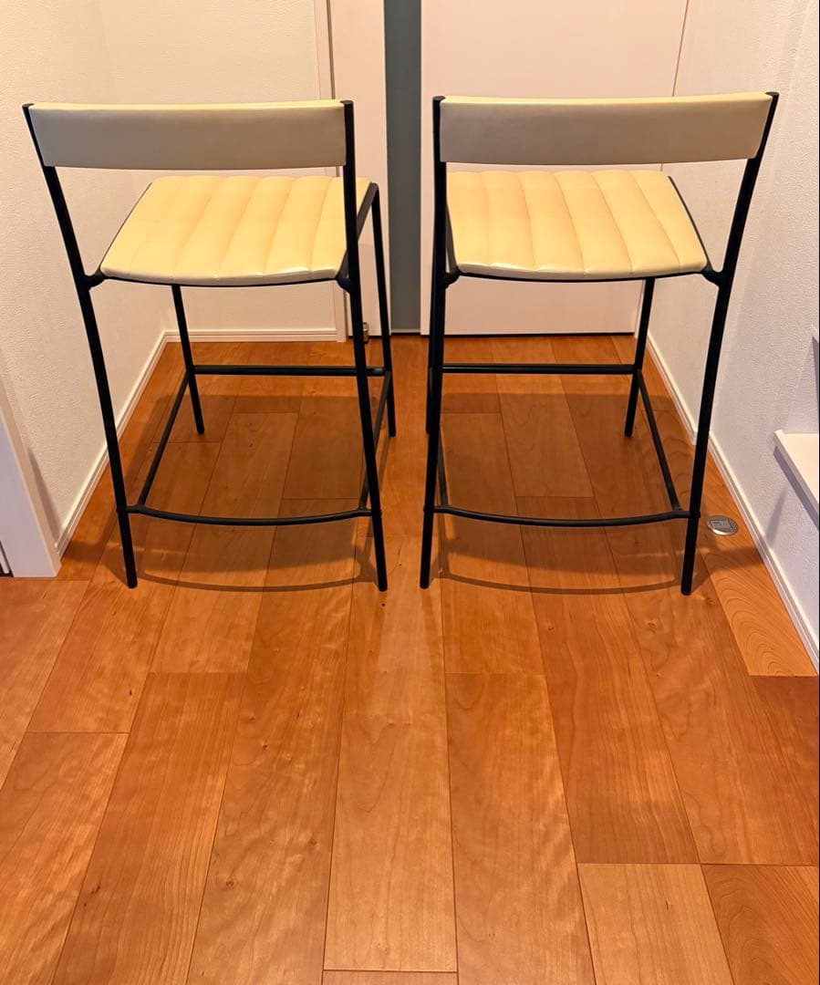 AD CORE / アマート　カウンターチェア バーチェア レザー 二脚セット