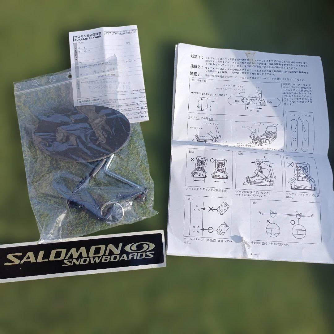 SALOMON PULSE139cm× ビンディングセットバック付