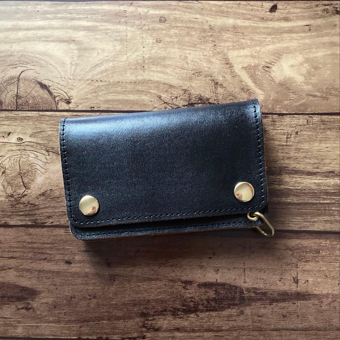 【Misaki483mm】トラッカーウォレット150【お札を折らずに収納】