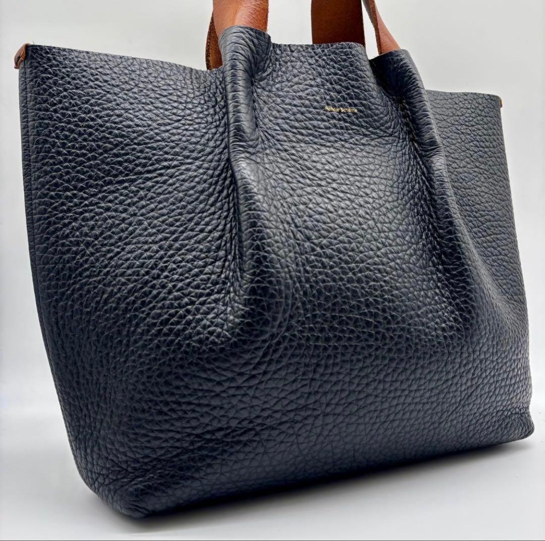 エンダースキーマ ピアノバッグ ミディアム トート レザー 黒