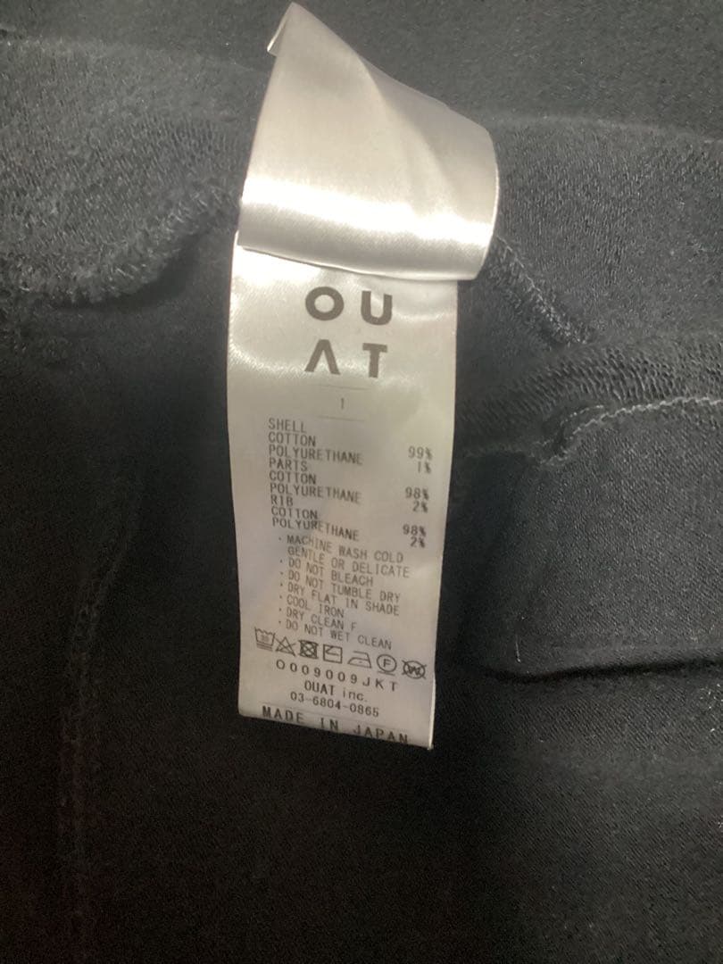 トップス OUAT ASTRO PARKA BLACK