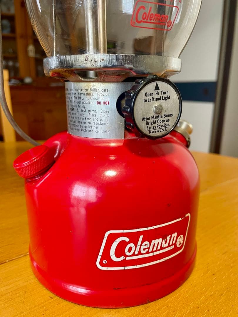 コールマン ランタン 200A 1974年11月 ブラックダイアル 少し値下げ