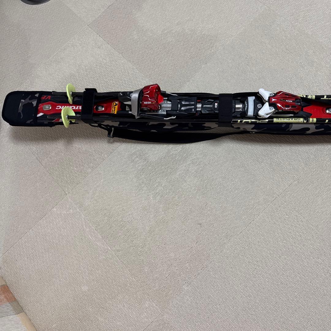 Atomic Demo 164cm スキー板　ストック、スキーケース付き