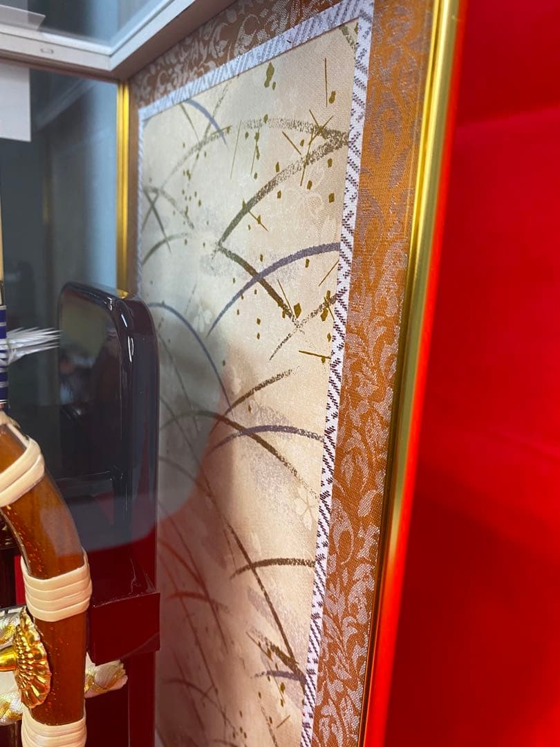 東京久月　破魔弓コンパクトガラスケース１０号・間口約２４×奥行約２３×高約３８㎝