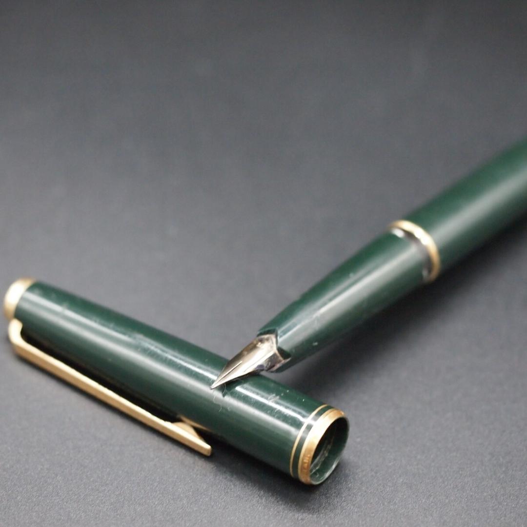モンブラン 万年筆 ペン先 585刻印 14K グリーン ゴールド 筆記未確認