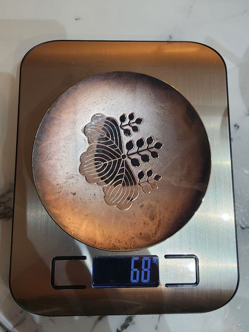 純銀 刻印 銀杯 銀盃 ぎんぱい 68g！国旗1000