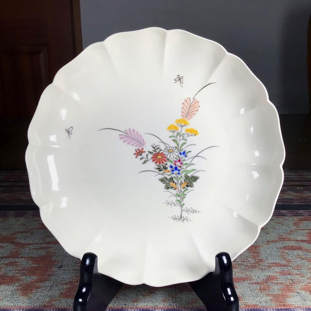 『プレうー特価』　薩摩焼　(苗代川焼) 十四代 沈壽官　絵皿　5枚　柄違い