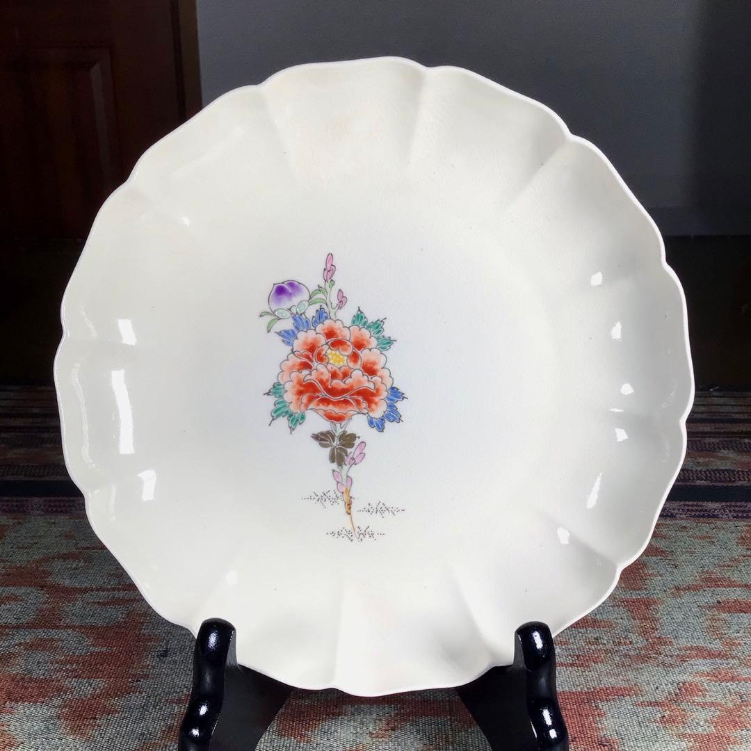 『プレうー特価』　薩摩焼　(苗代川焼) 十四代 沈壽官　絵皿　5枚　柄違い