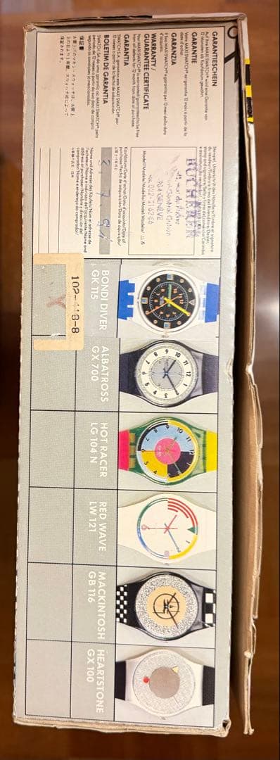 SWATCH 1988年モデル 壁掛け 時計 特大
