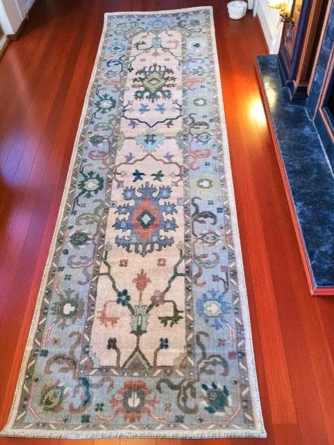 【新品】アンソロポロジー ペルシャ風 274cm ロングランナーラグ マット