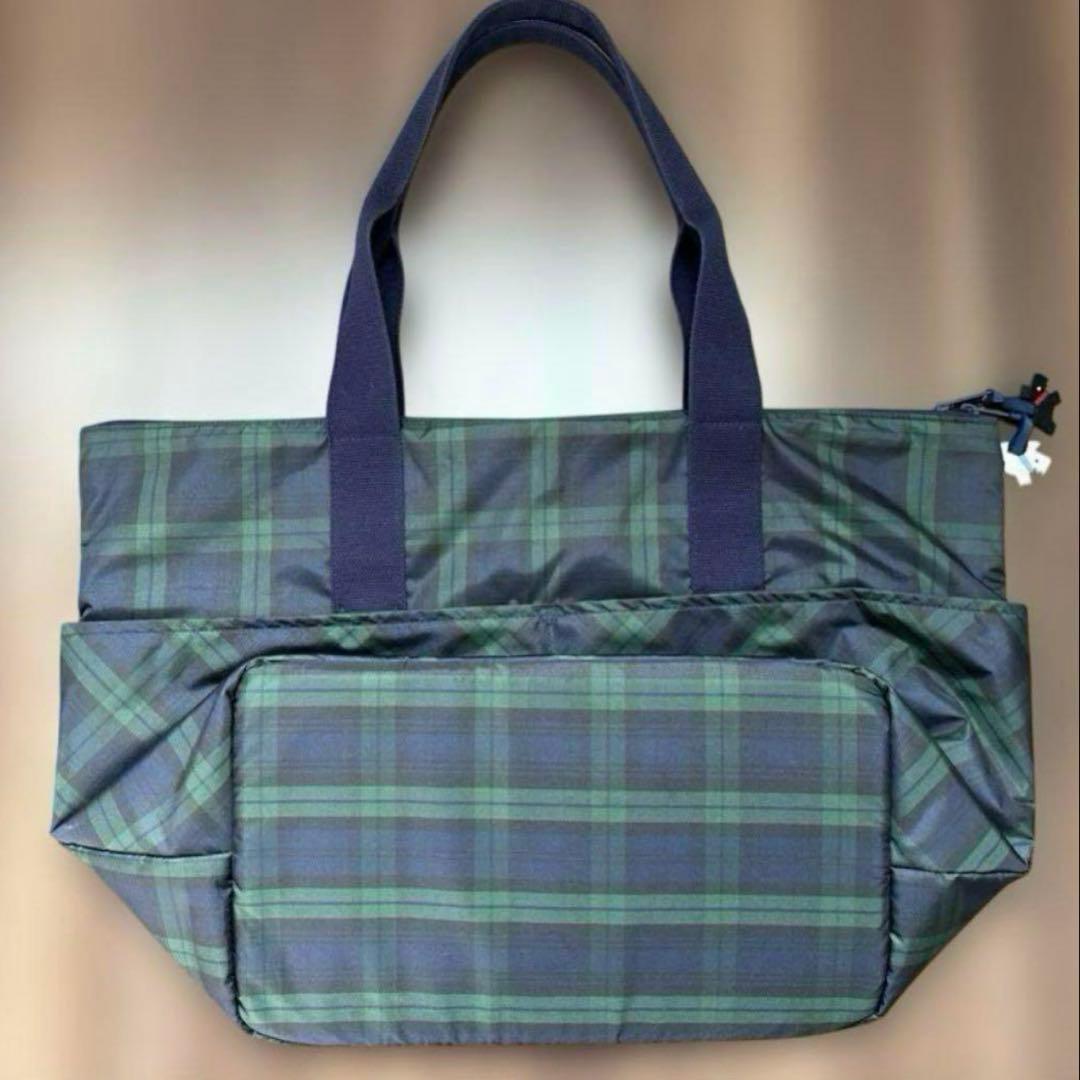 現行品　美品　ファミリア　マザーズバッグ　ブラックウォッチ　2025