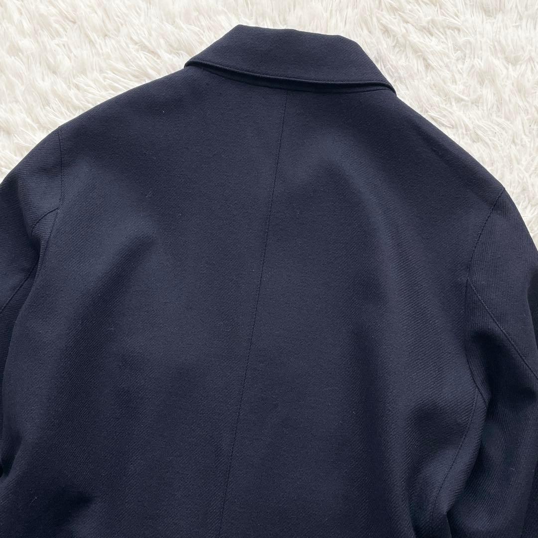 美品 希少 44サイズ MACKINTOSH DUNKELD シルクブレンド 紺