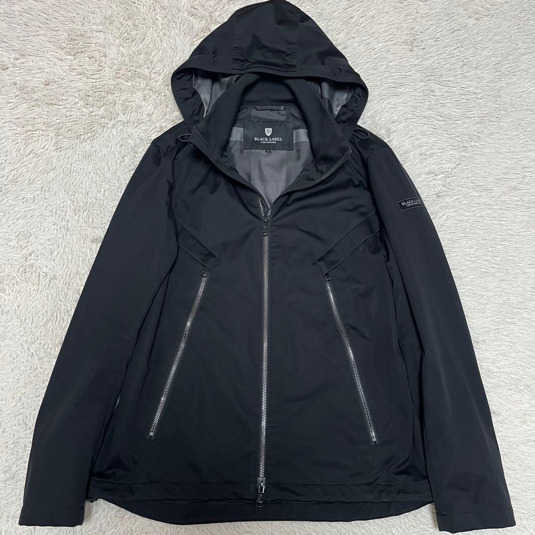 【未使用級】ブラックレーベルクレストブリッジ テクニカルジャージーシェルパーカー