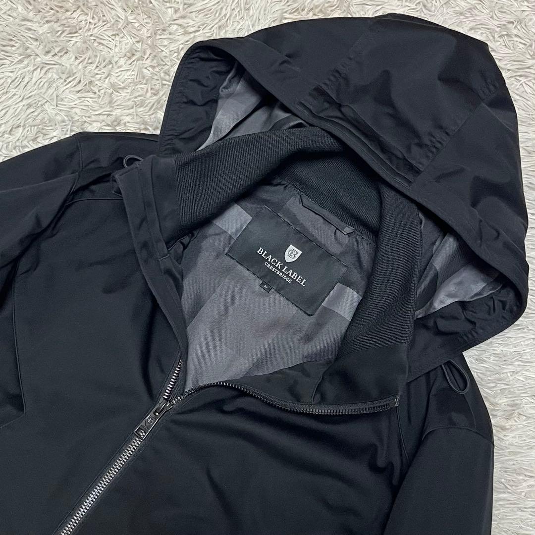 【未使用級】ブラックレーベルクレストブリッジ テクニカルジャージーシェルパーカー