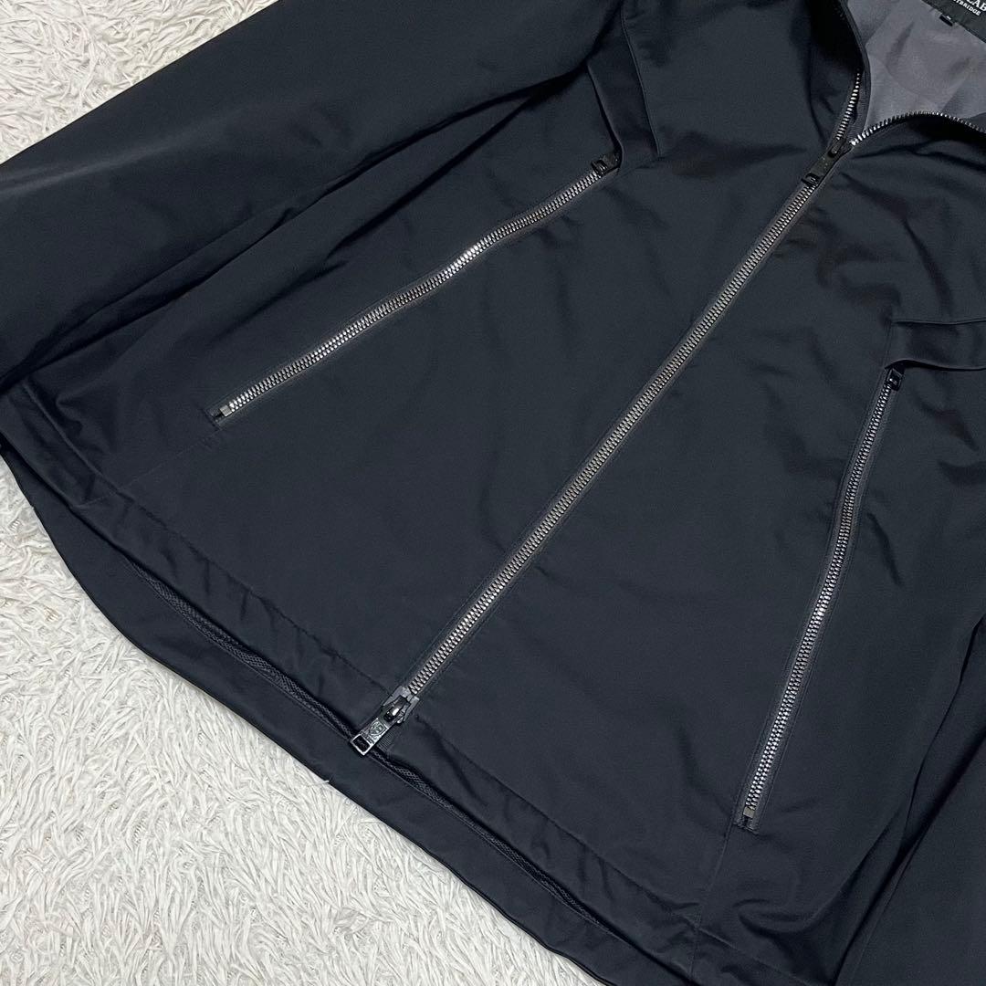 【未使用級】ブラックレーベルクレストブリッジ テクニカルジャージーシェルパーカー