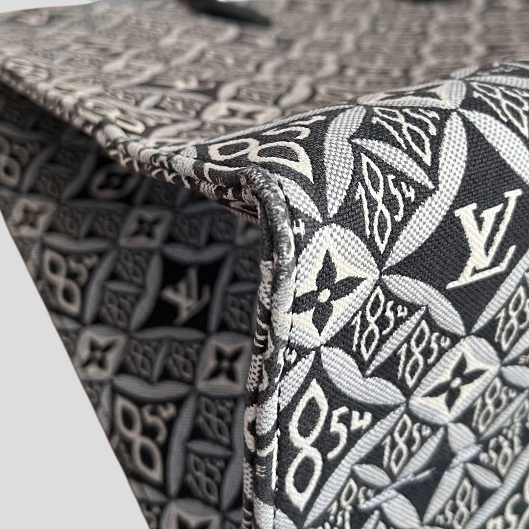 美品 ルイヴィトン オンザゴー GM モノグラム ジャガード トートバッグ