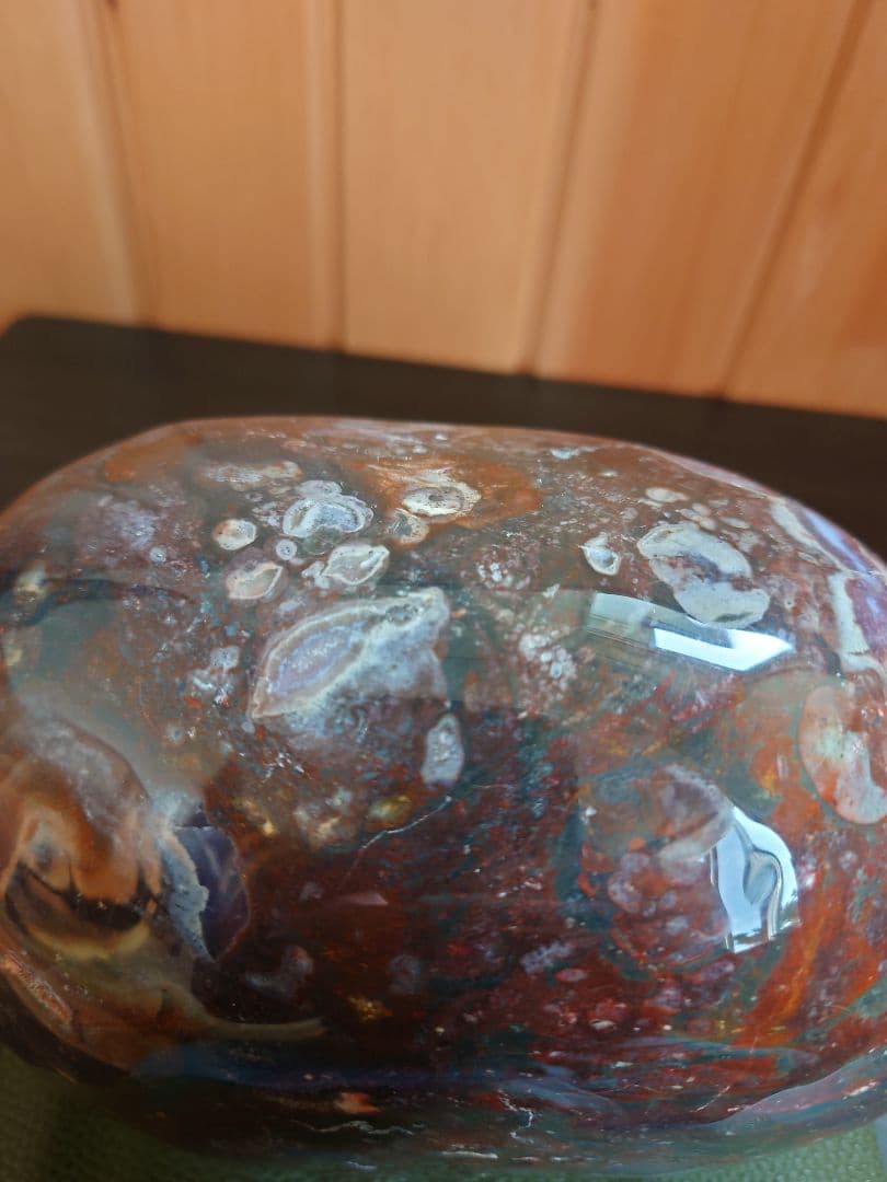 津軽　錦石 花子石　鑑賞石　青森県津軽西海岸　自然石　盆石　水石