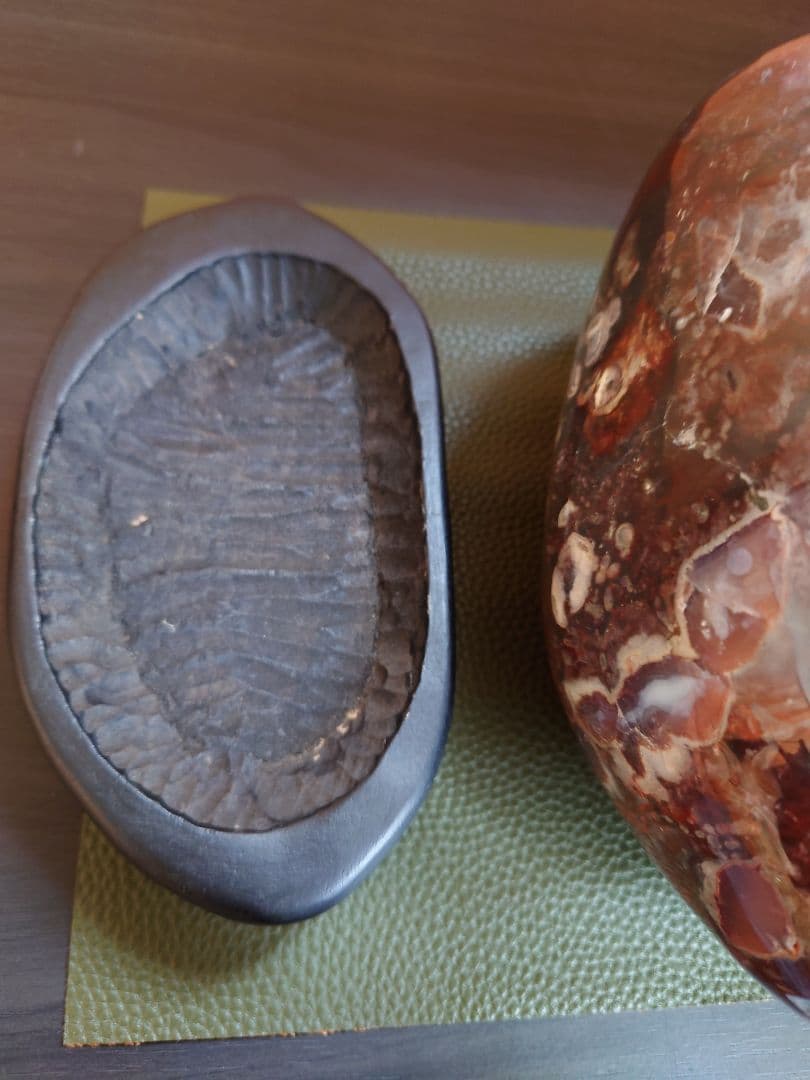 津軽　錦石 花子石　鑑賞石　青森県津軽西海岸　自然石　盆石　水石