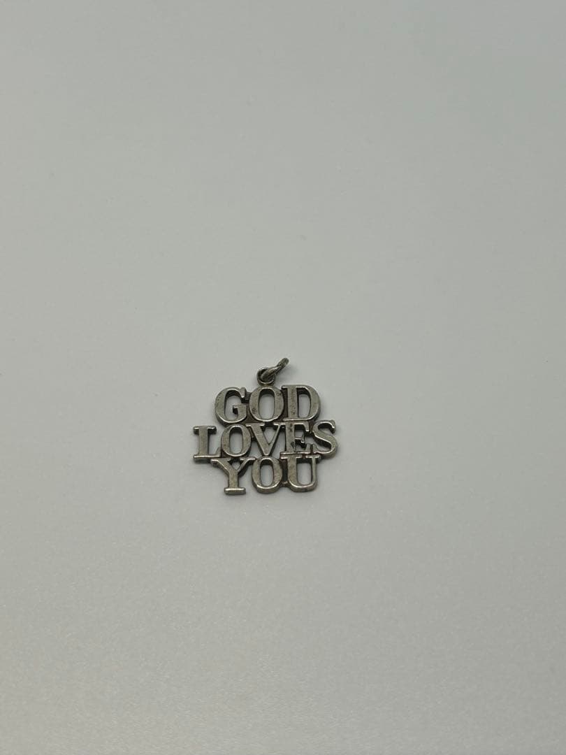 #161 Tiffany ネックレストップ god loves you