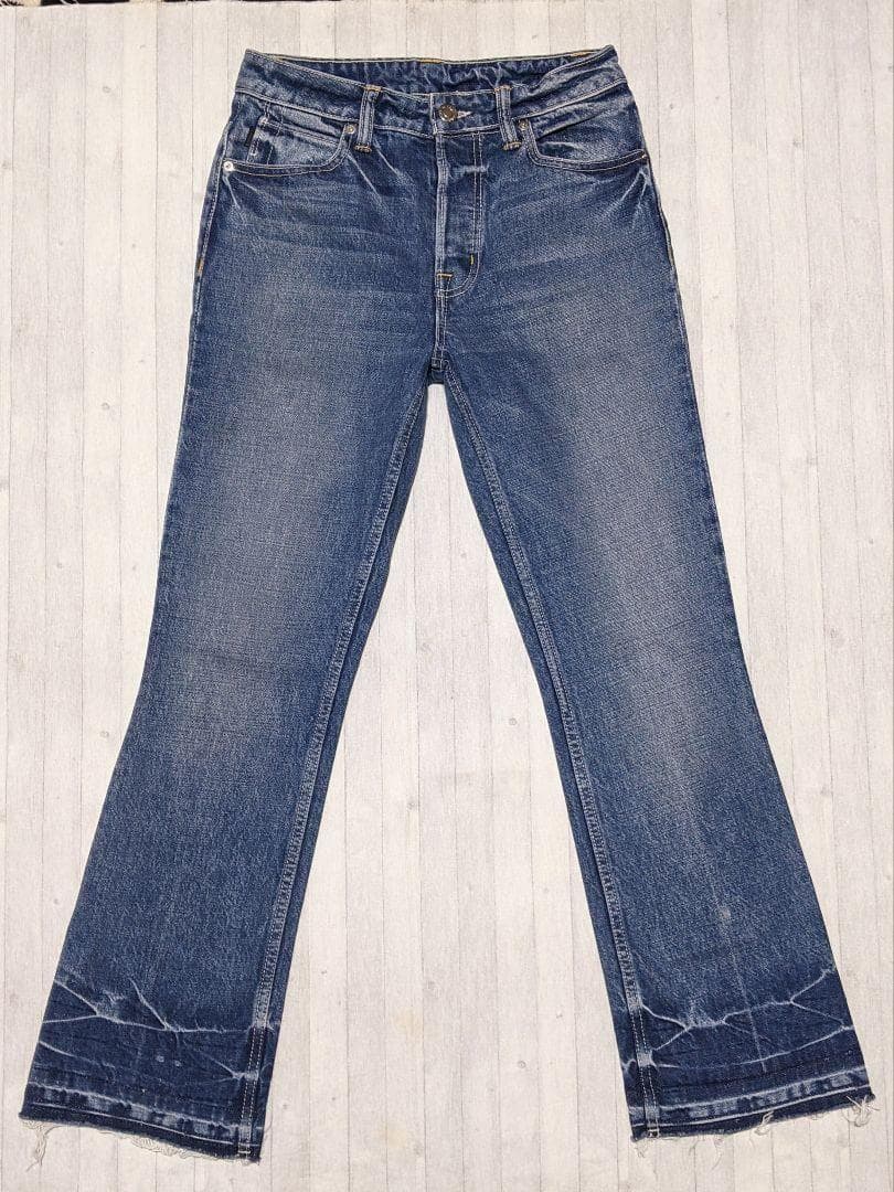 HELMUT LANG☆TACKED CROP FLARE ジーンズ★W26