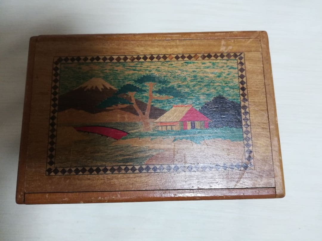 オルゴール　箱根　からくり　寄木細工 ある愛の詩