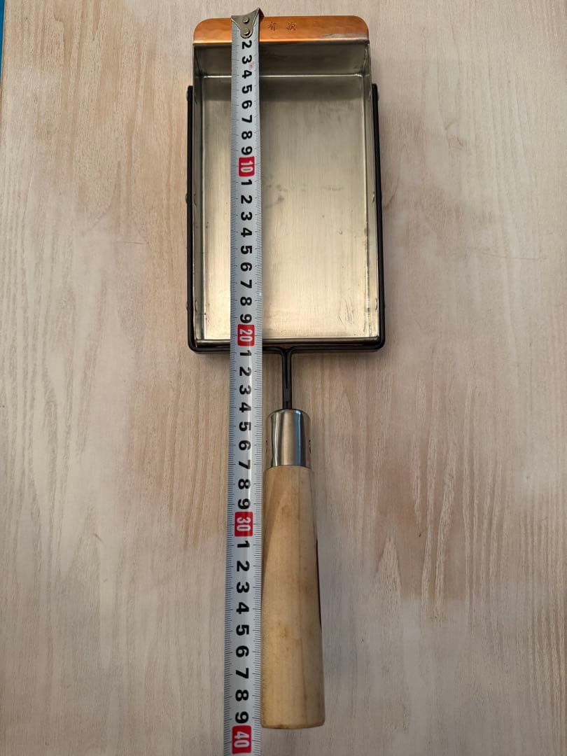 新品未使用 京都有次 銅板製玉子焼き器 銘品
