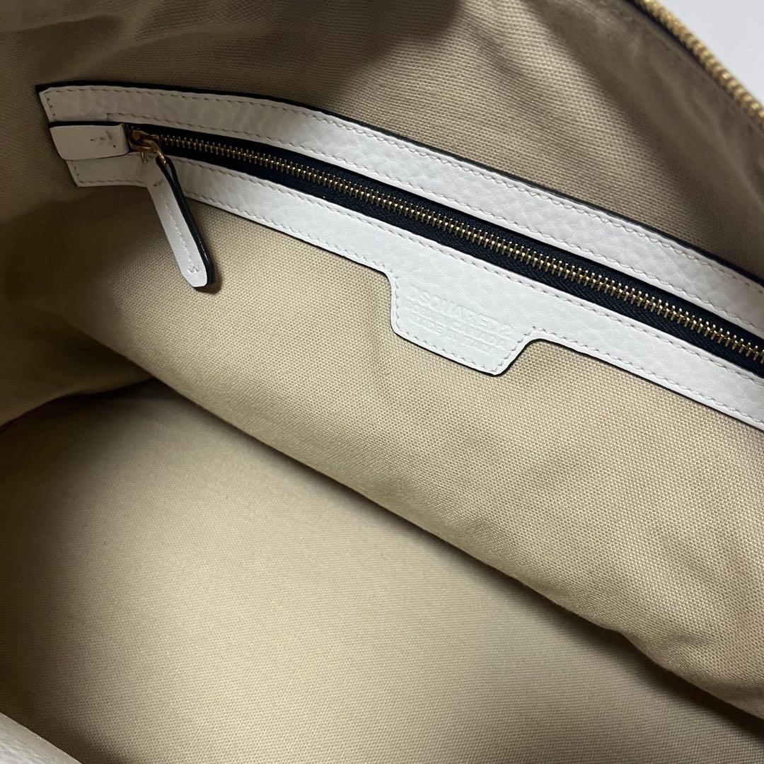 Dsquared2 オールレザー　ボストンバッグ　ショルダーハンドバッグ