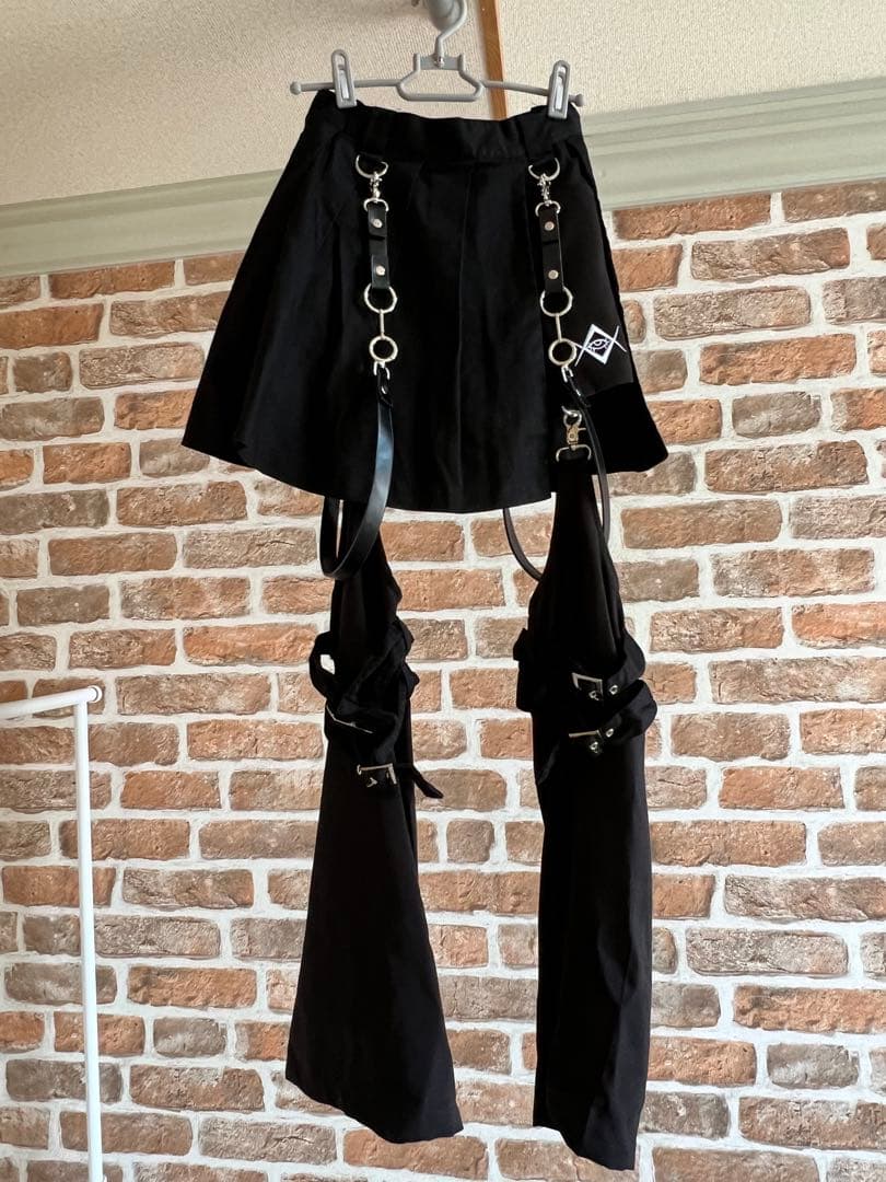 REFREM レッグカバー付きレイヤードショーパン