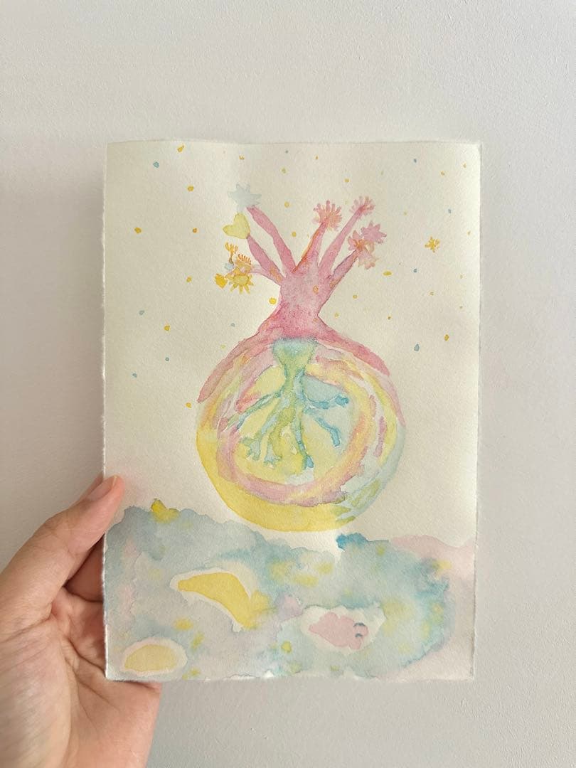 水彩画 自然と生命