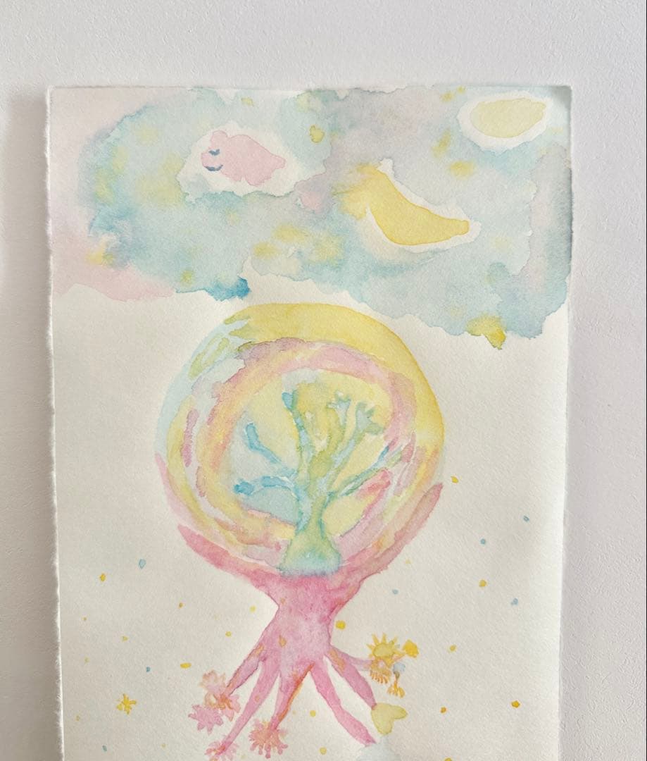 水彩画 自然と生命