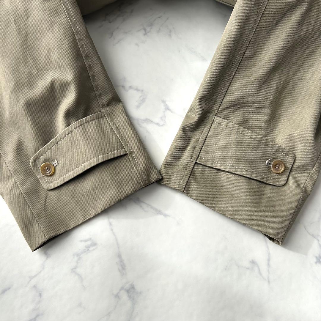 希少✨　アクアスキュータム　ステンカラーコート　英国製　ライナー付き　アクア5