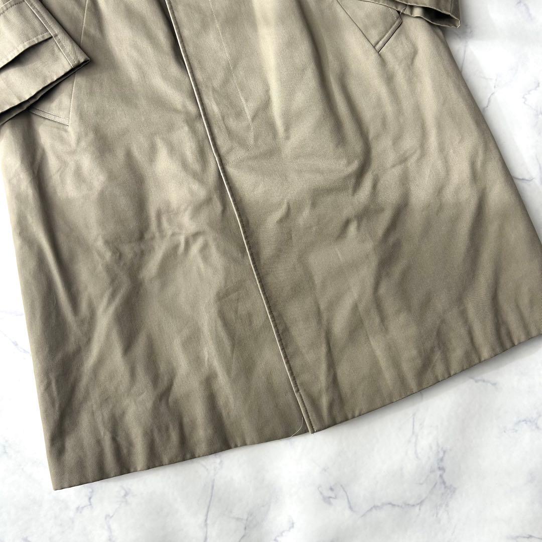 希少✨　アクアスキュータム　ステンカラーコート　英国製　ライナー付き　アクア5